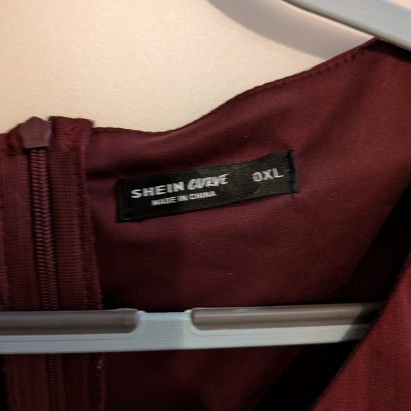 Floral Burgundy Dress - Picture 6 of 6